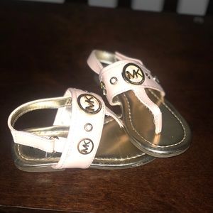 Toddler size 8 Michael Kors sandals